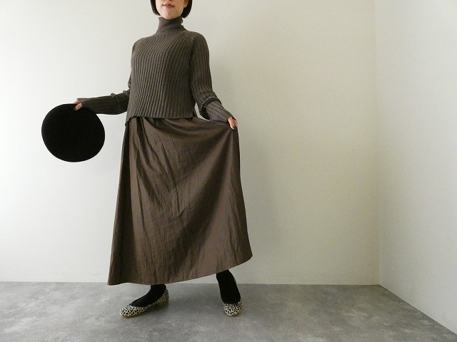 mizuiro ind(ミズイロインド) ワイドリブハイネックプルオーバーの商品画像9