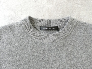 mizuiro ind(ミズイロインド) ウールクルーネックワイドチュニックの商品画像32