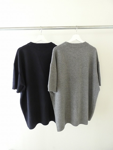 mizuiro ind(ミズイロインド) ウールクルーネックワイドチュニックの商品画像9