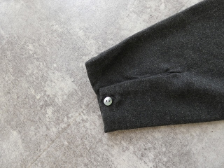 mizuiro ind(ミズイロインド) wool blend basic shirt 	ウール混ベーシックシャツの商品画像32