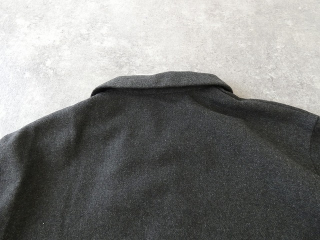 mizuiro ind(ミズイロインド) wool blend basic shirt 	ウール混ベーシックシャツの商品画像35