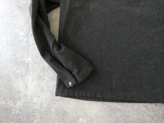 mizuiro ind(ミズイロインド) wool blend basic shirt 	ウール混ベーシックシャツの商品画像37