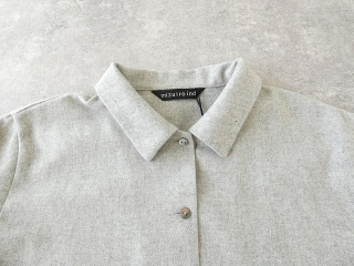 mizuiro ind(ミズイロインド) wool blend basic shirt 	ウール混ベーシックシャツの商品画像44