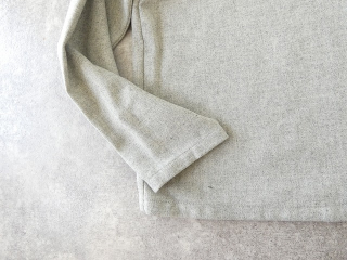 mizuiro ind(ミズイロインド) wool blend basic shirt 	ウール混ベーシックシャツの商品画像46