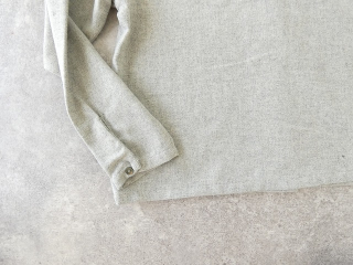 mizuiro ind(ミズイロインド) wool blend basic shirt 	ウール混ベーシックシャツの商品画像52