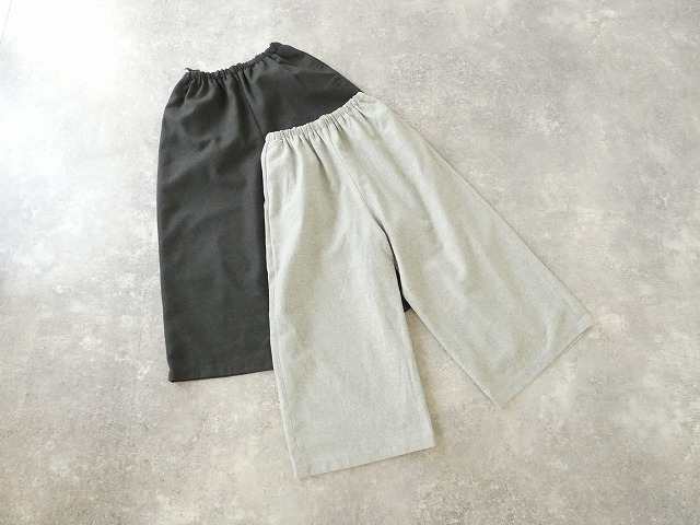 mizuiro ind(ミズイロインド) WOOL blend wide easy pantsの商品画像10