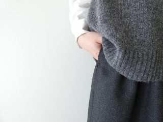 mizuiro ind(ミズイロインド) WOOL blend wide easy pantsの商品画像16