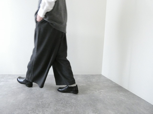 mizuiro ind(ミズイロインド) WOOL blend wide easy pantsの商品画像7