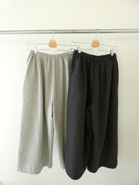 mizuiro ind(ミズイロインド) WOOL blend wide easy pantsの商品画像9