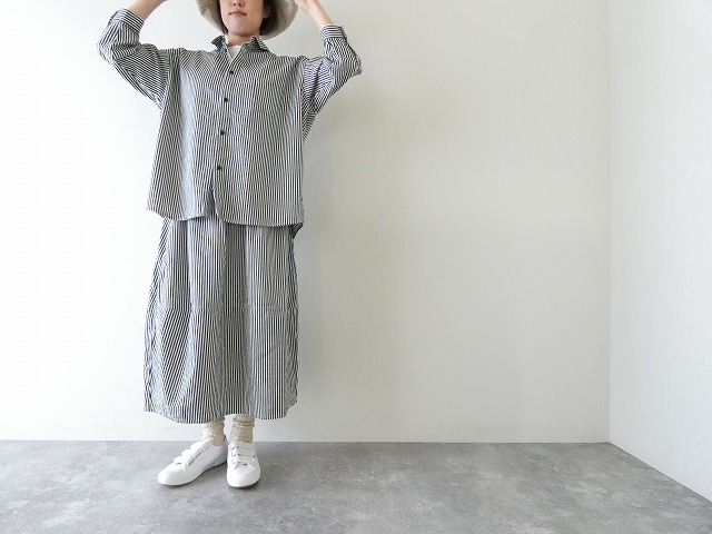 prit(プリット) 8ozヒッコリーデニムコクーンスカートの商品画像1