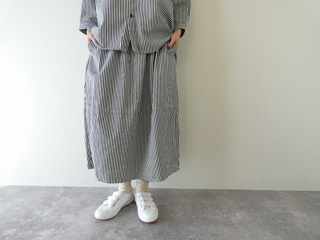 prit(プリット) 8ozヒッコリーデニムコクーンスカートの商品画像5