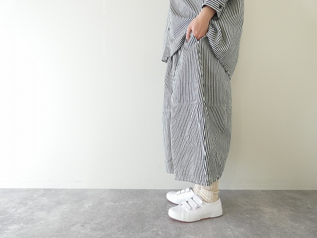 prit(プリット) 8ozヒッコリーデニムコクーンスカートの商品画像7