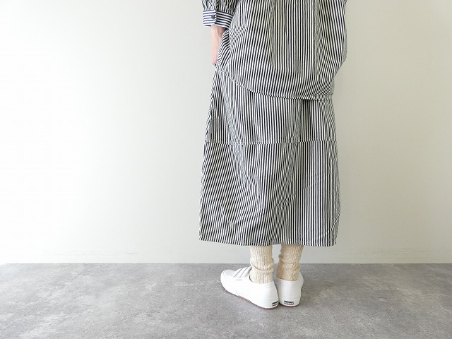 prit(プリット) 8ozヒッコリーデニムコクーンスカートの商品画像8