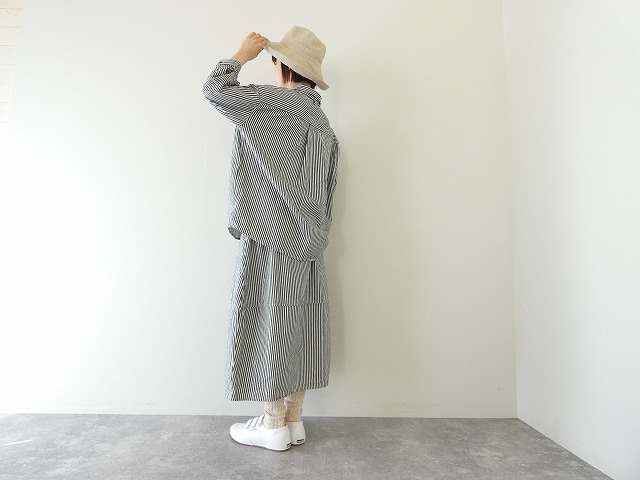 prit(プリット) 8ozヒッコリーデニムコクーンスカートの商品画像9