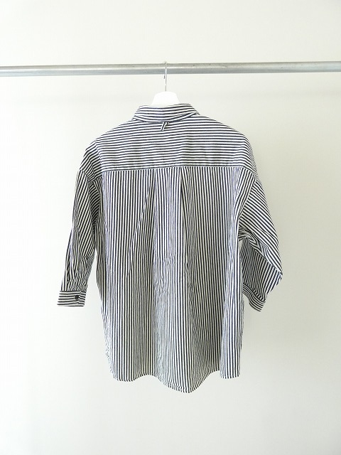 prit(プリット) 8ozヒッコリーデニム7分袖レギュラーカラーシャツの商品画像12