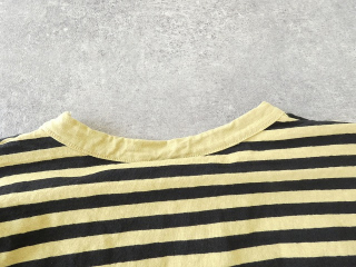 prit(プリット) リサイクルムラ糸天竺ボーダー7分袖ワイドTシャツの商品画像50