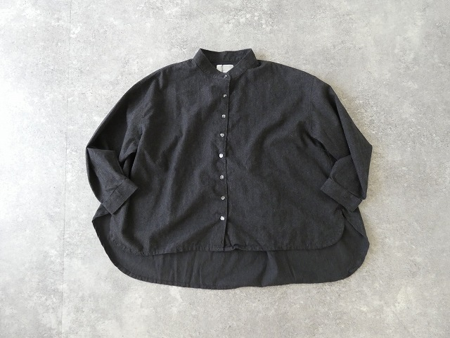 sabbatum(サバタム) 先染シャギーバックヨークギャザーブラウスの商品画像10