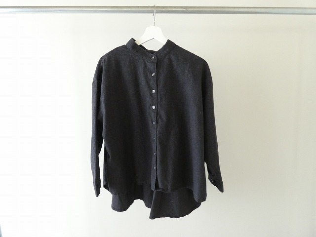 sabbatum(サバタム) 先染シャギーバックヨークギャザーブラウスの商品画像3