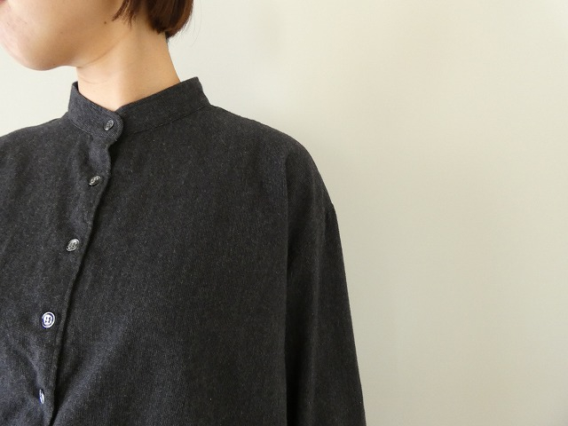 sabbatum(サバタム) 先染シャギーバックヨークギャザーブラウスの商品画像8