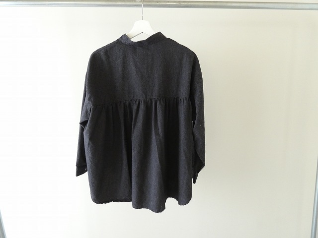 sabbatum(サバタム) 先染シャギーバックヨークギャザーブラウスの商品画像9