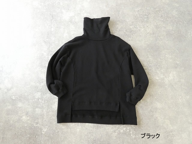 sabbatum(サバタム) ソフトモダン裏毛ハイネックスリットプルオーバーの商品画像28