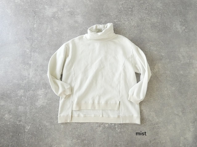 sabbatum(サバタム) ソフトモダン裏毛ハイネックスリットプルオーバーの商品画像42