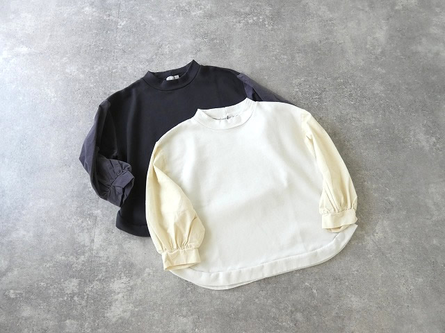 sabbatum(サバタム) ソフトモダン裏毛シャツコールバイファブリックプルオーバーの商品画像3