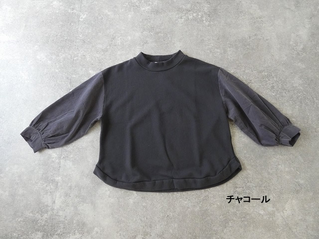 sabbatum(サバタム) ソフトモダン裏毛シャツコールバイファブリックプルオーバーの商品画像42