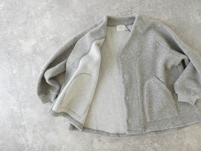 sabbatum(サバタム) リサイクル紡毛パイルラグランポケットジャケットの商品画像12
