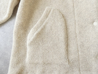 sabbatum(サバタム) リサイクル紡毛パイルラグランポケットジャケットの商品画像33