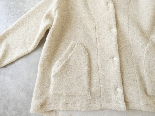 sabbatum(サバタム) リサイクル紡毛パイルラグランポケットジャケットの商品画像34