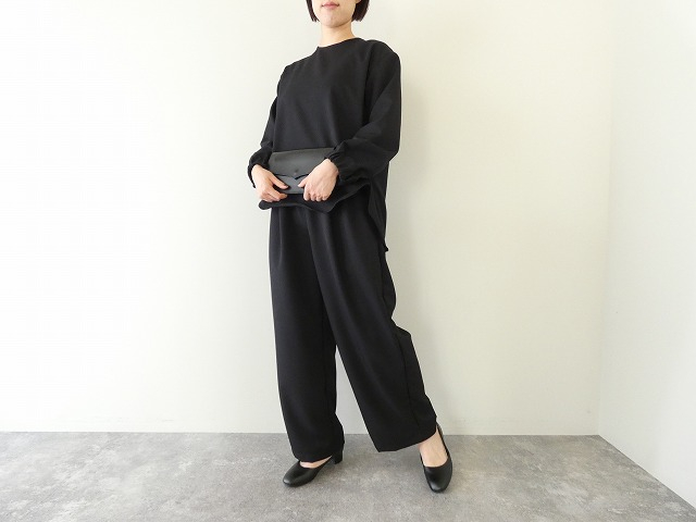 sabbatum(サバタム) ウールライクポリエステルツータックイージーパンツの商品画像7