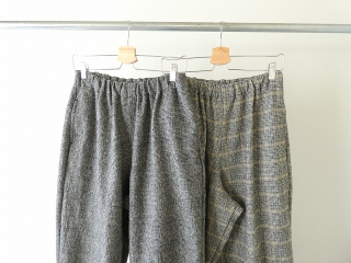 sabbatum(サバタム) コットンウールチェックテーパードイージーパンツの商品画像16