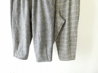 sabbatum(サバタム) コットンウールチェックテーパードイージーパンツの商品画像17