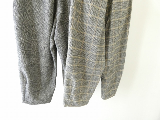 sabbatum(サバタム) コットンウールチェックテーパードイージーパンツの商品画像19