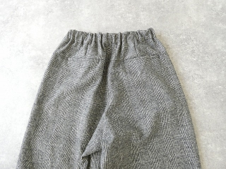 sabbatum(サバタム) コットンウールチェックテーパードイージーパンツの商品画像36