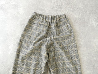 sabbatum(サバタム) コットンウールチェックテーパードイージーパンツの商品画像50