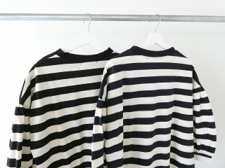 UNIVERSAL SEVEN(ユニヴァーサル セブン) 度詰め天竺ボーダーギャザーパフプルオーバーの商品画像18