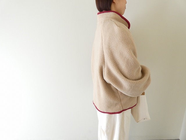 vb バイカラーボアブルゾンの商品画像5