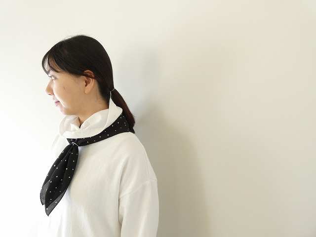 bulle de savon(ビュルデサボン) しわしわドットスカーフの商品画像5