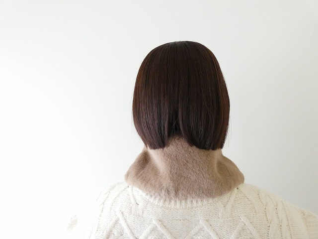 shs 首元が華やかにみえる ファーのミニショールの商品画像4