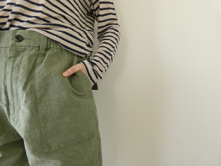 Hands of creation(ハンズオブクリエイション) コットンリネンシバーシブルカルゼファナージュワークパンツの商品画像16