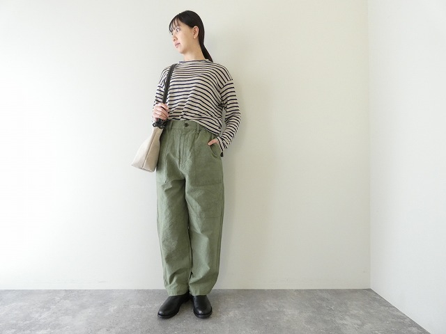 Hands of creation(ハンズオブクリエイション) コットンリネンシバーシブルカルゼファナージュワークパンツの商品画像2