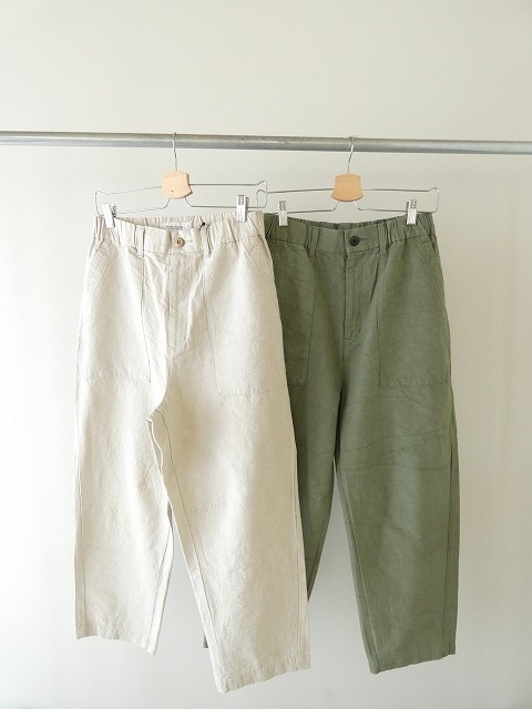 Hands of creation(ハンズオブクリエイション) コットンリネンシバーシブルカルゼファナージュワークパンツの商品画像3