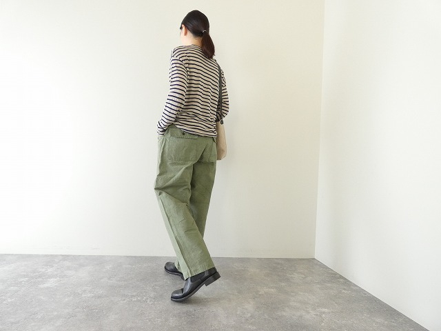 Hands of creation(ハンズオブクリエイション) コットンリネンシバーシブルカルゼファナージュワークパンツの商品画像6