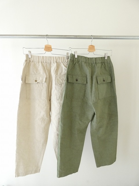 Hands of creation(ハンズオブクリエイション) コットンリネンシバーシブルカルゼファナージュワークパンツの商品画像8