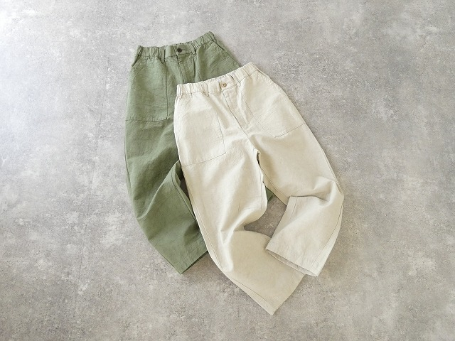 Hands of creation(ハンズオブクリエイション) コットンリネンシバーシブルカルゼファナージュワークパンツの商品画像9