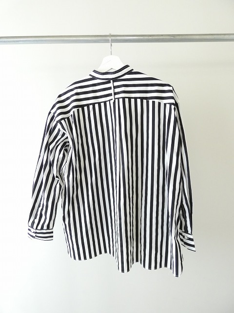 Hands of creation(ハンズオブクリエイション) ブロードストライププリントバンドカラーシャツの商品画像10