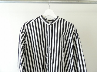 Hands of creation(ハンズオブクリエイション) ブロードストライププリントバンドカラーシャツの商品画像21