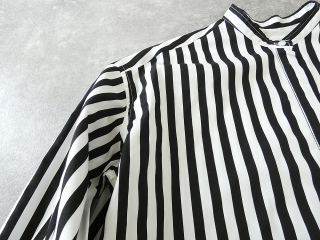 Hands of creation(ハンズオブクリエイション) ブロードストライププリントバンドカラーシャツの商品画像25